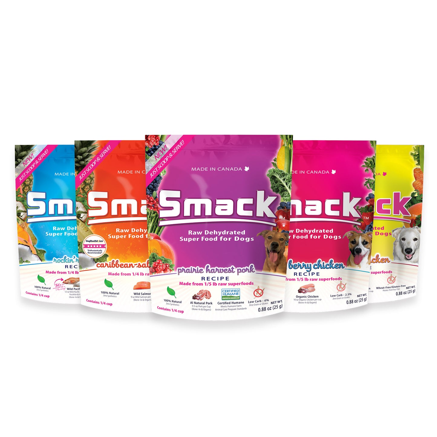 Smack™ Raw Dehydrated Super Food for Dogs